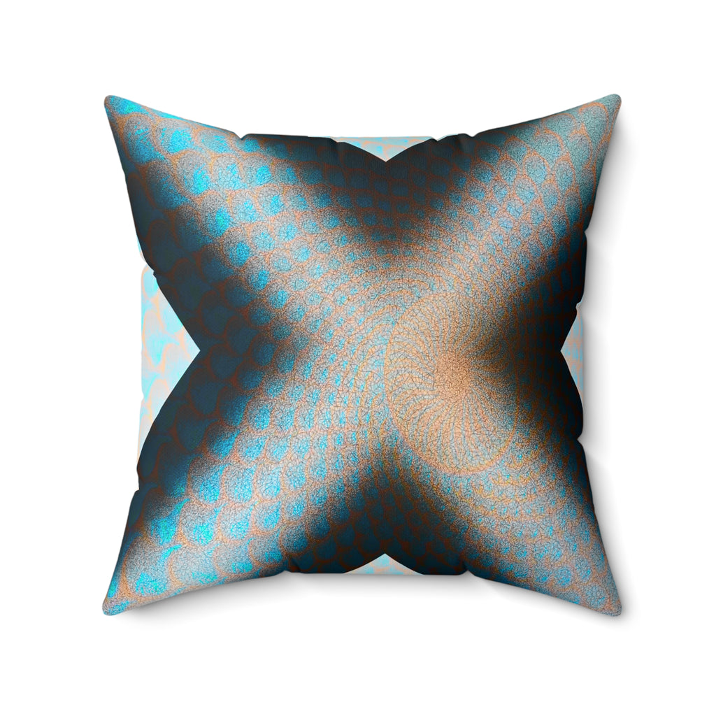 Symmetry is a Liar - Faux Suede Throw Pillow
