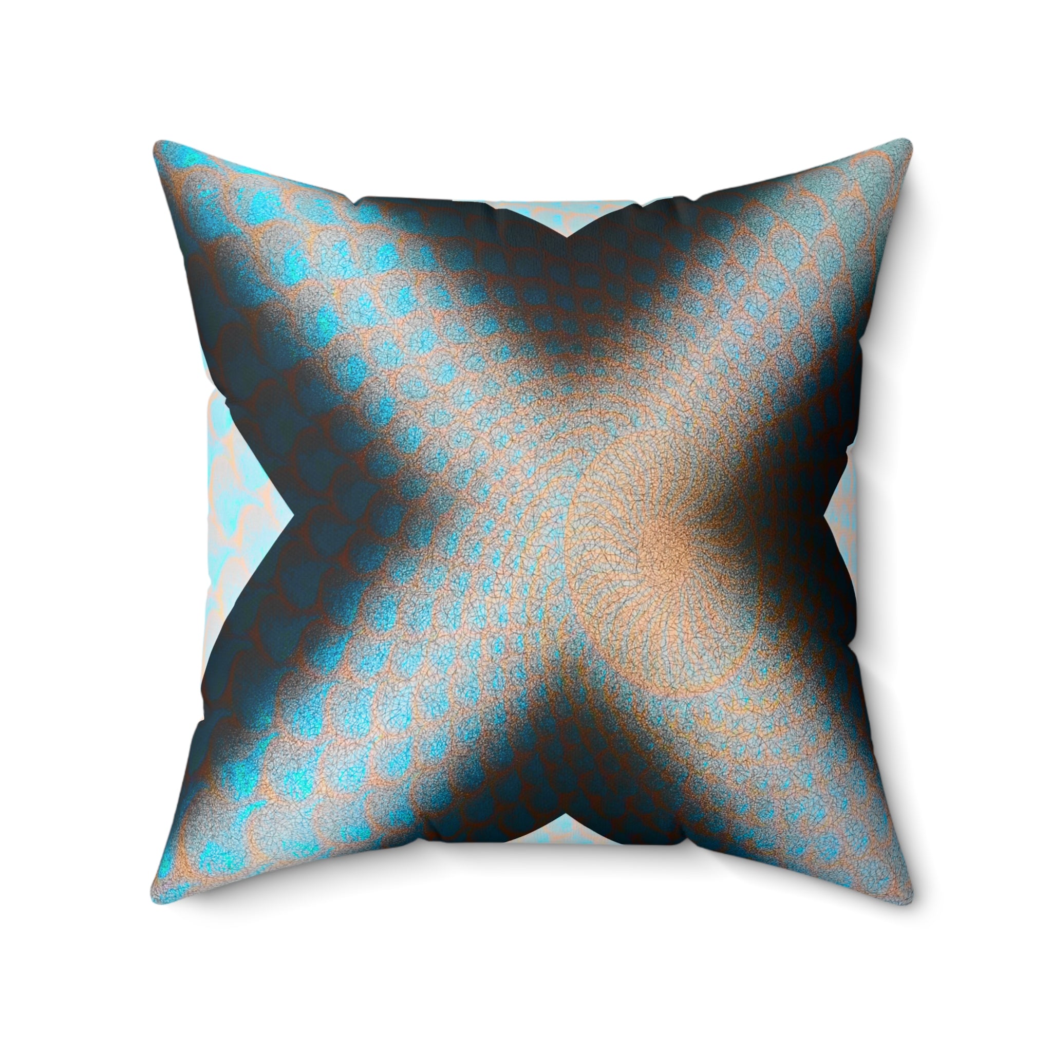 Symmetry is a Liar - Faux Suede Throw Pillow