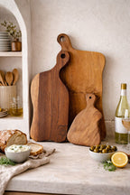 Teak Wavy Charcuterie Boards