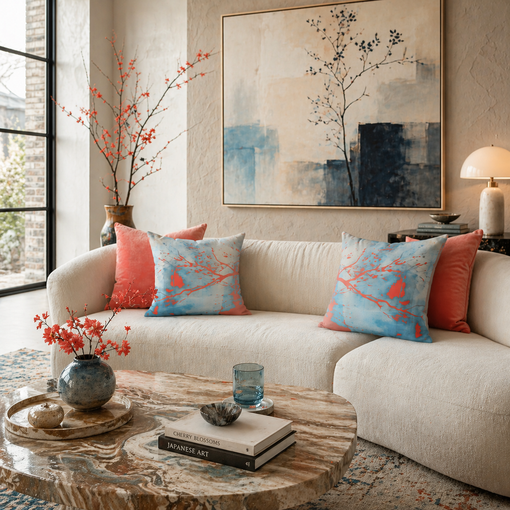 Tender Unfolding - Throw Pillow