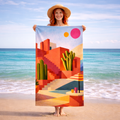 Terracotta Afterglow - Beach Towel