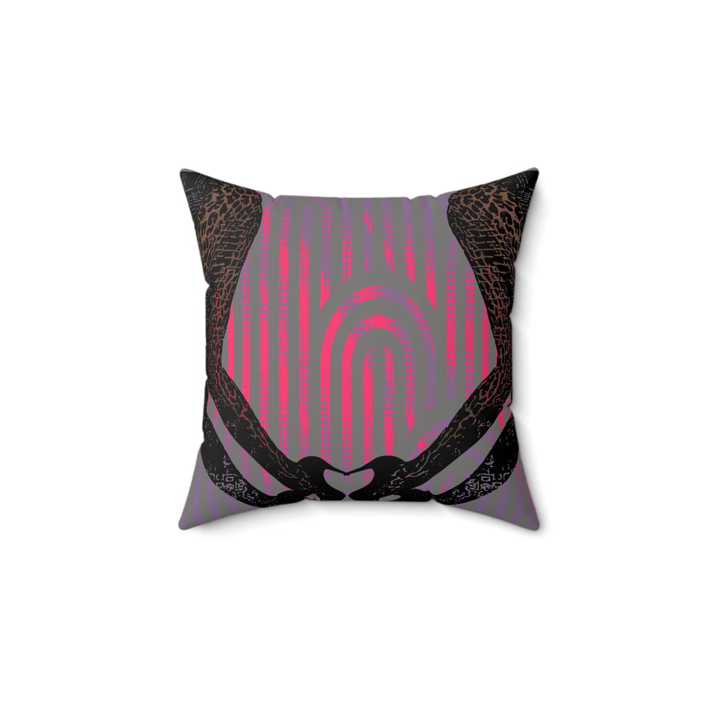 The Arch of Intention - Faux Suede Throw Pillow