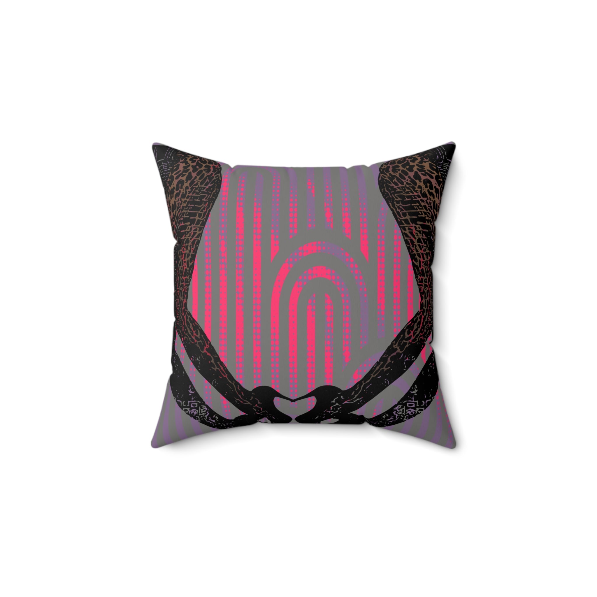 The Arch of Intention - Faux Suede Throw Pillow