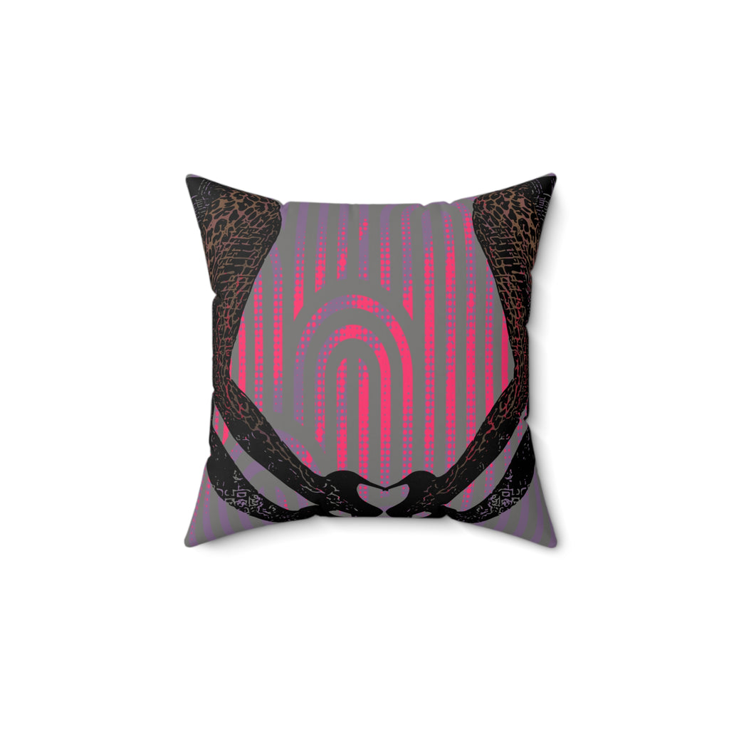 The Arch of Intention - Faux Suede Throw Pillow