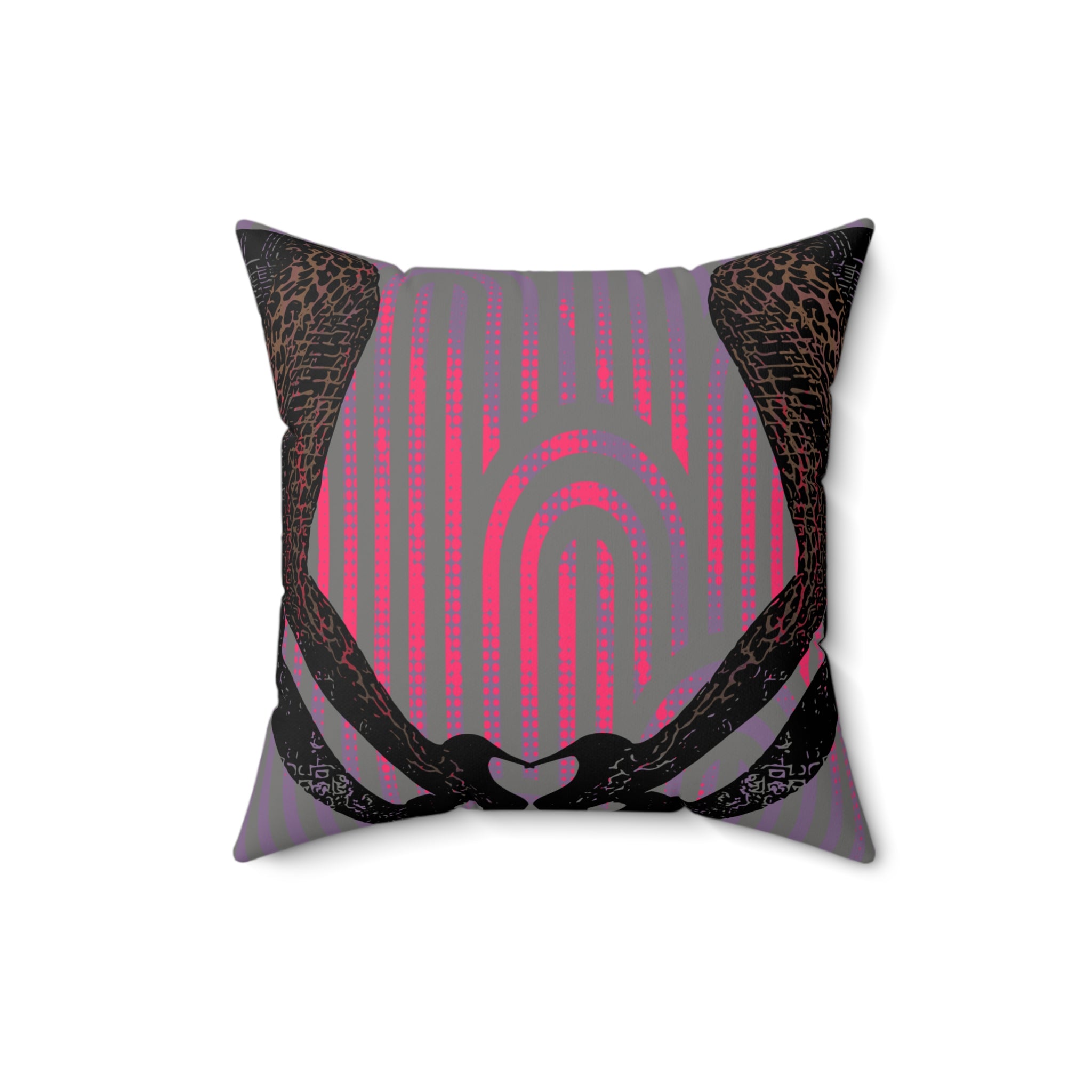 The Arch of Intention - Faux Suede Throw Pillow
