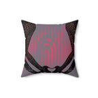 The Arch of Intention - Faux Suede Throw Pillow