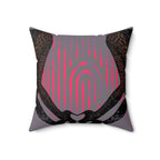The Arch of Intention - Faux Suede Throw Pillow