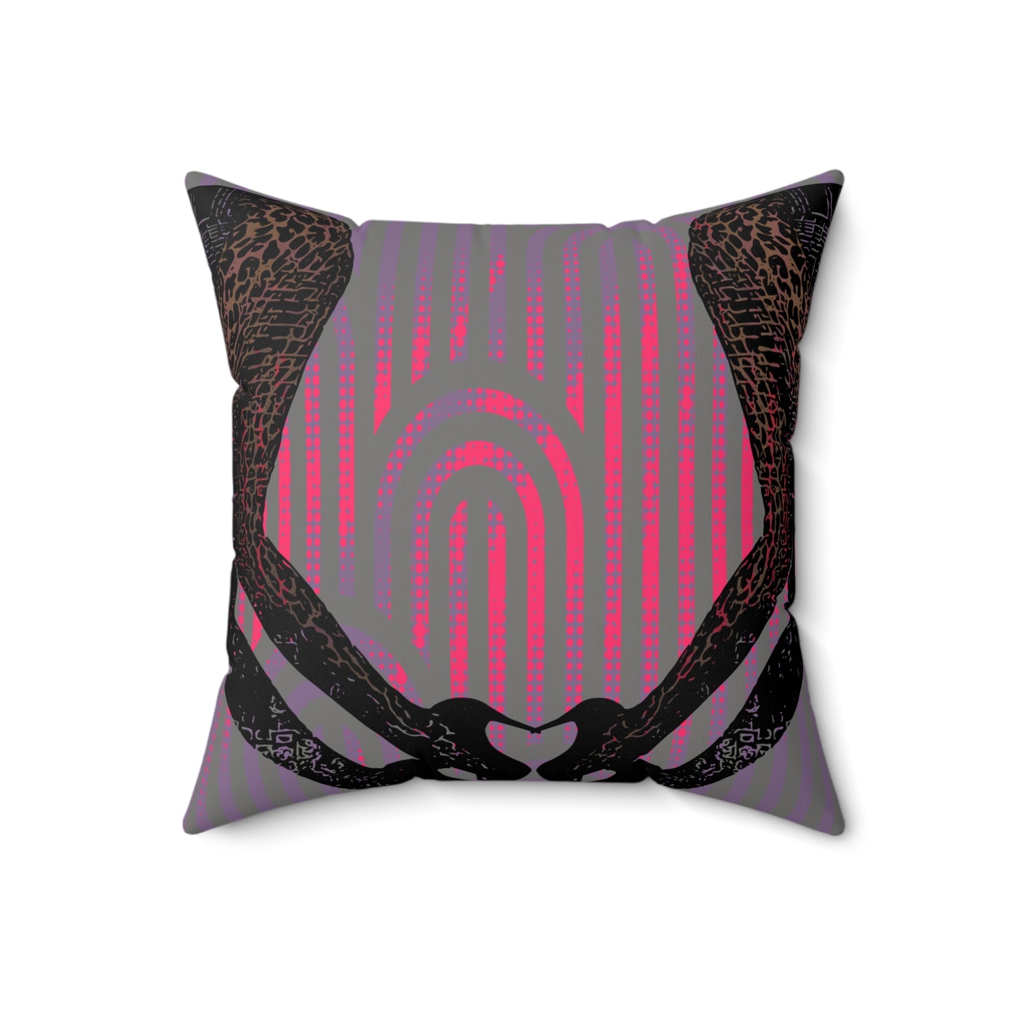 The Arch of Intention - Faux Suede Throw Pillow