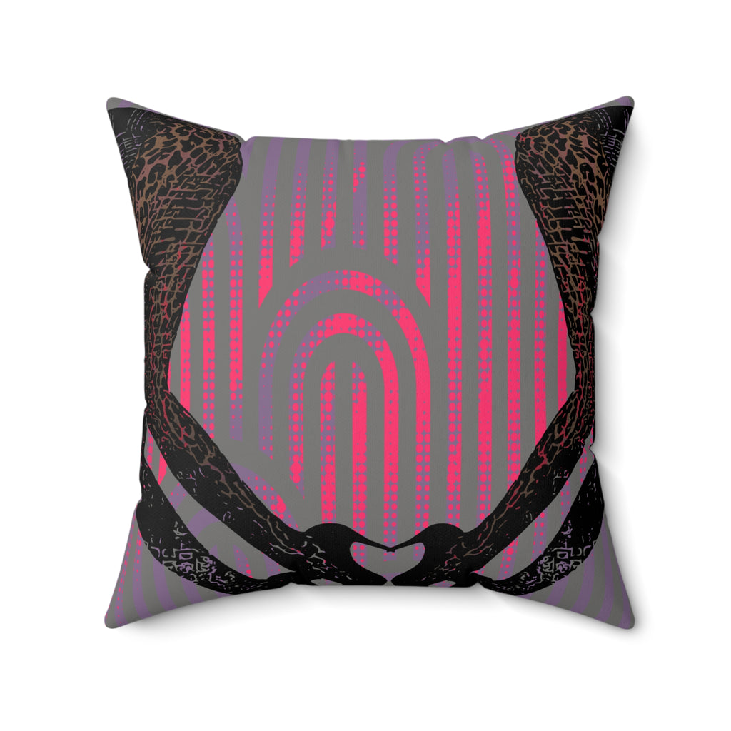 The Arch of Intention - Faux Suede Throw Pillow