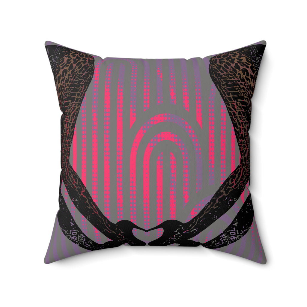 The Arch of Intention - Faux Suede Throw Pillow