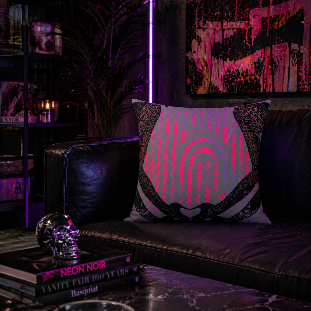 The Arch of Intention - Faux Suede Throw Pillow