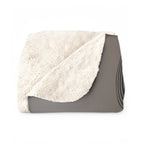 The Contour - Sherpa Fleece Throw Blanket
