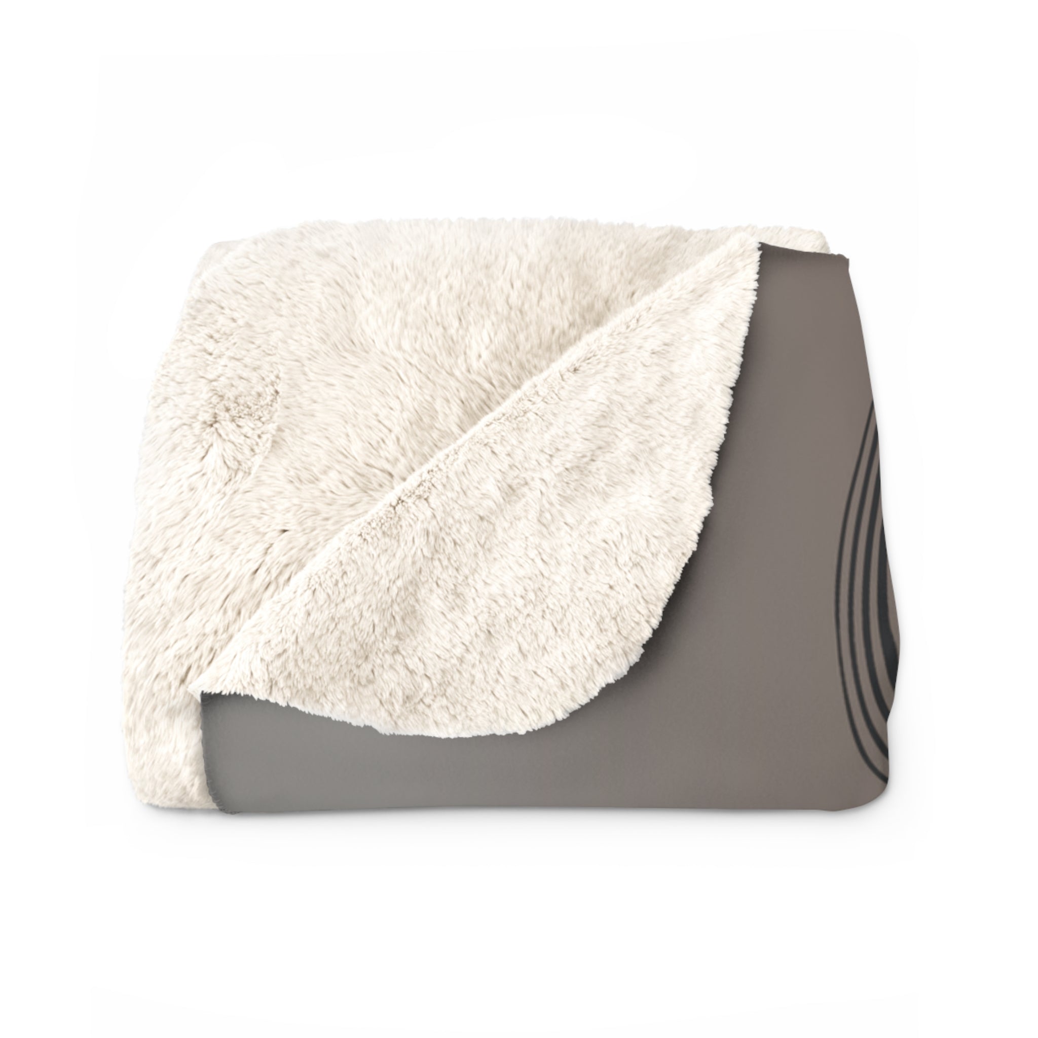 The Contour - Sherpa Fleece Throw Blanket