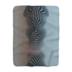 The Contour - Sherpa Fleece Throw Blanket