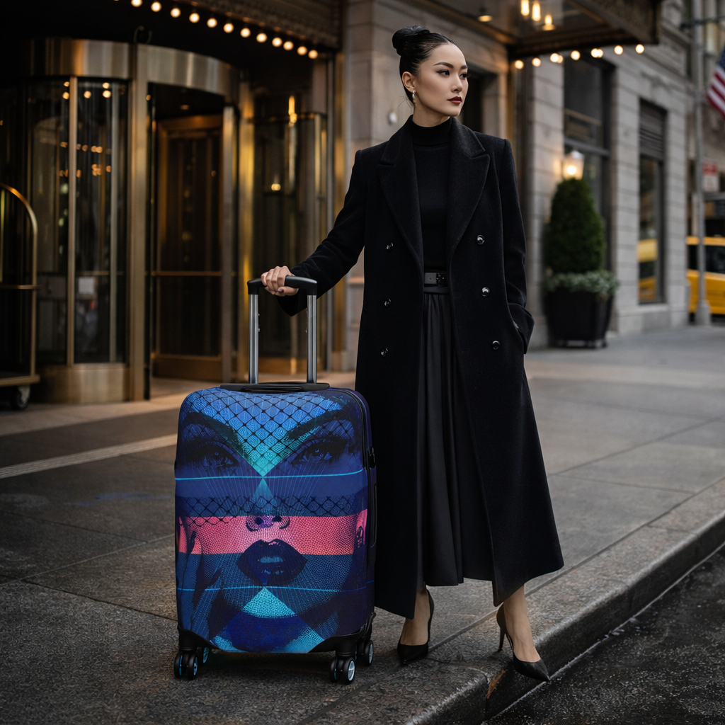 The Electric Muse - Luggage Cover