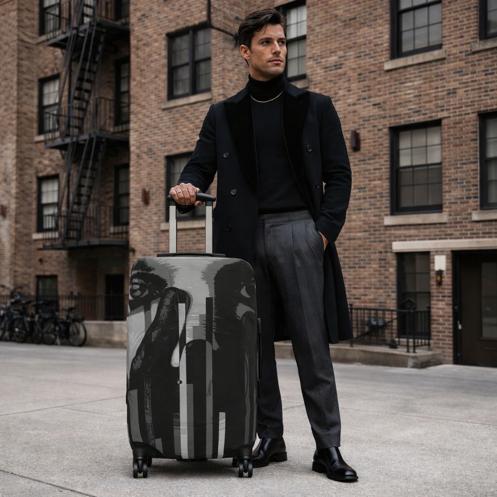 The Quiet Interrogation - Luggage Cover