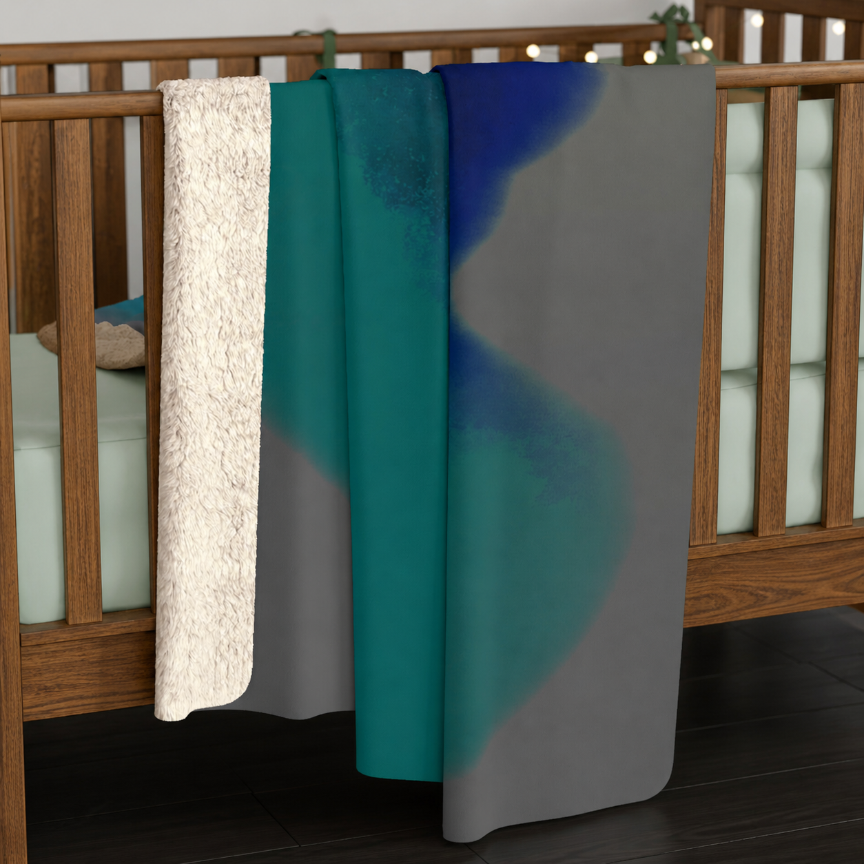 The Undertow - Sherpa Fleece Throw Blanket