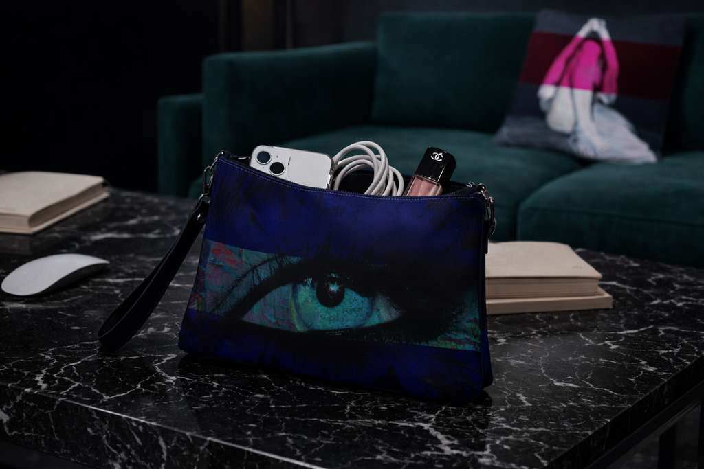 The Watchful Exit - Leather Accessories Bag