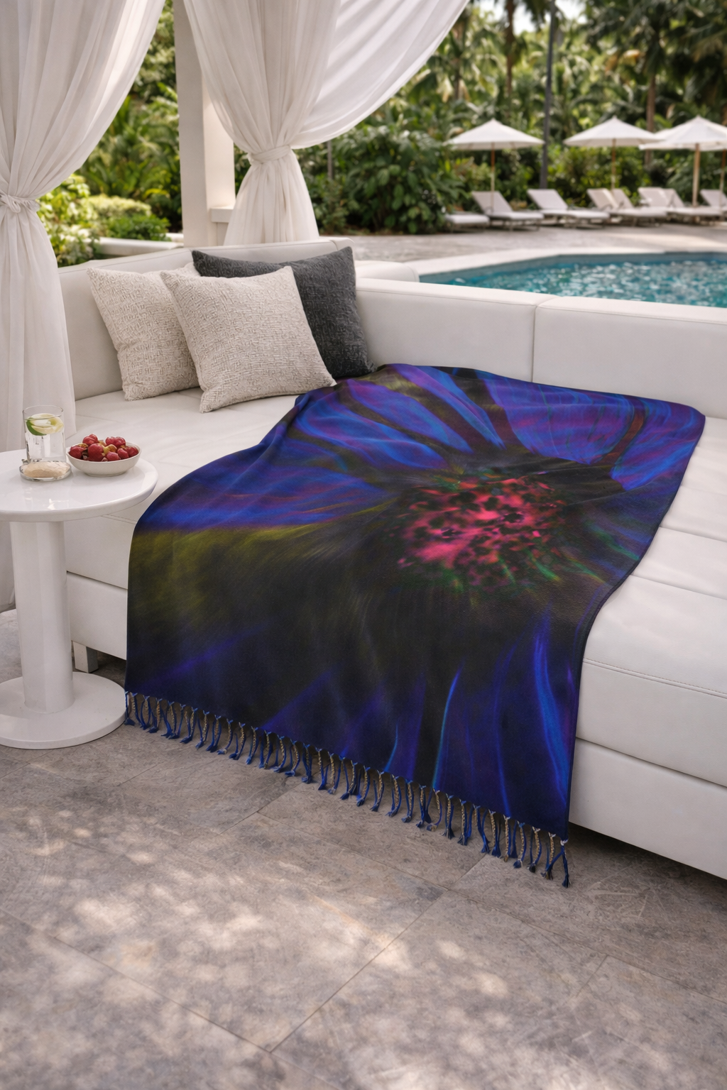Too Alive to Hide - Boho Throw Blanket