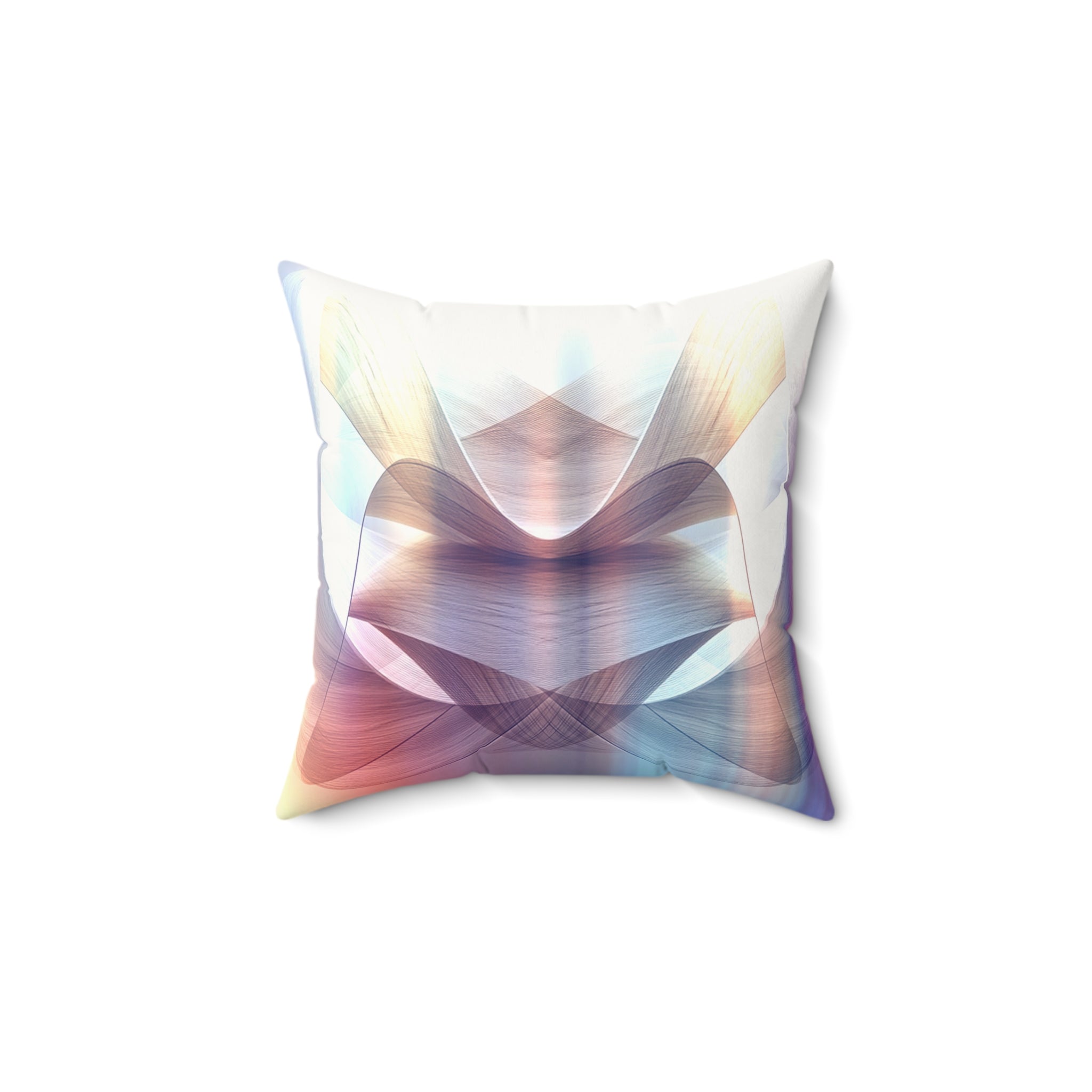 Touch Me With Your Silence - Faux Suede Throw Pillow