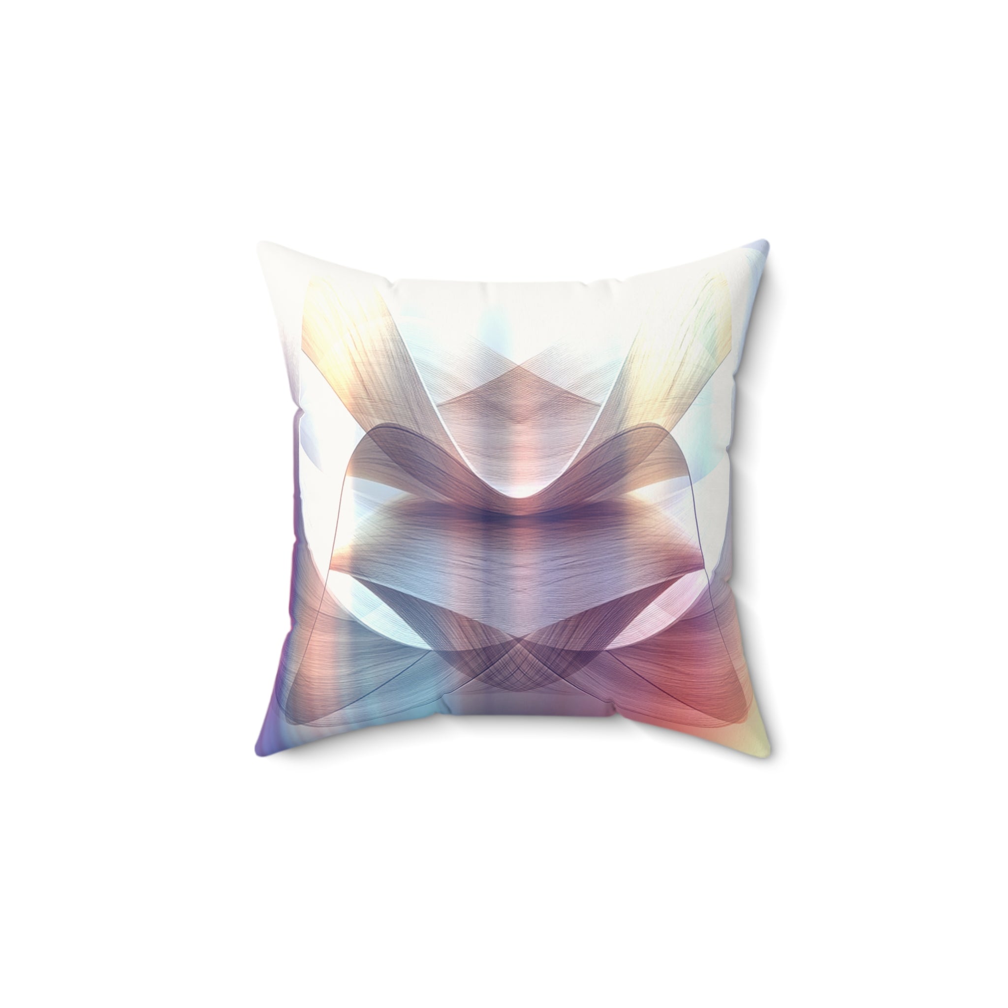 Touch Me With Your Silence - Faux Suede Throw Pillow