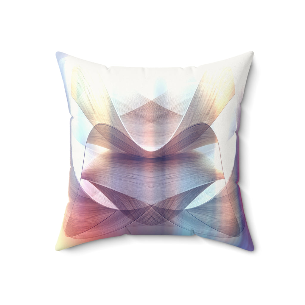 Touch Me With Your Silence - Faux Suede Throw Pillow