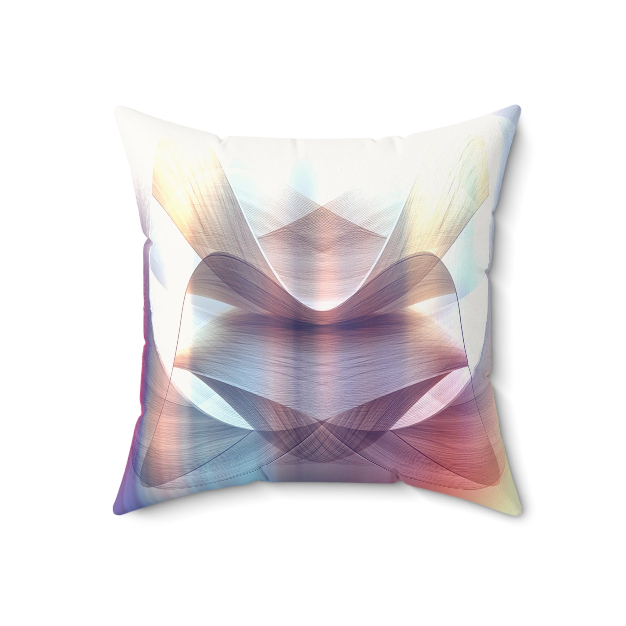 Touch Me With Your Silence - Faux Suede Throw Pillow