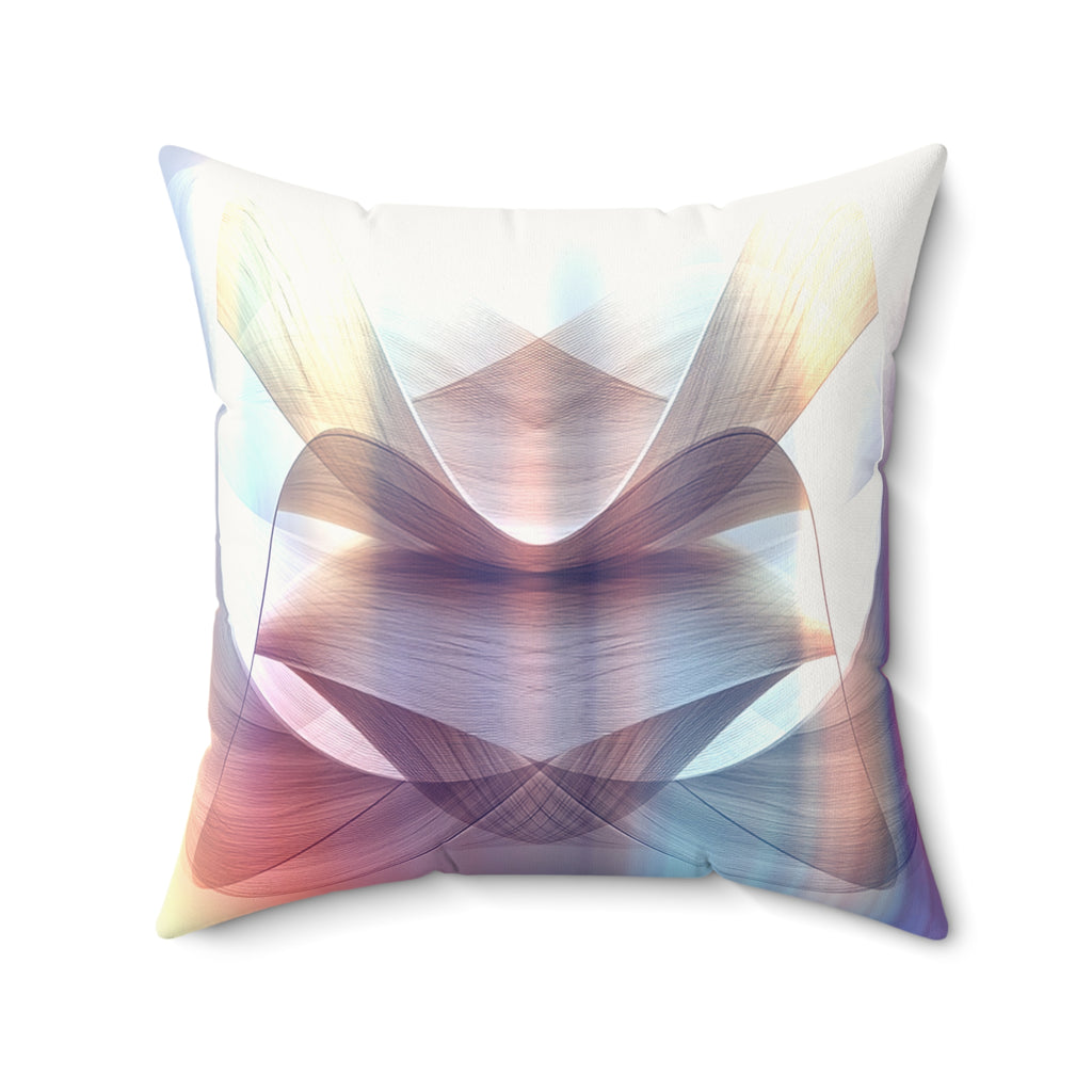 Touch Me With Your Silence - Faux Suede Throw Pillow