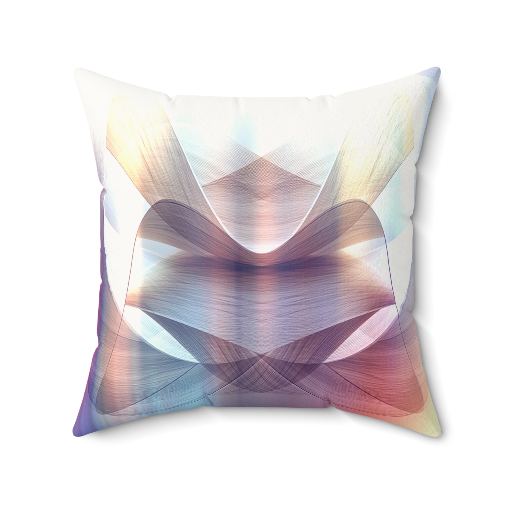 Touch Me With Your Silence - Faux Suede Throw Pillow