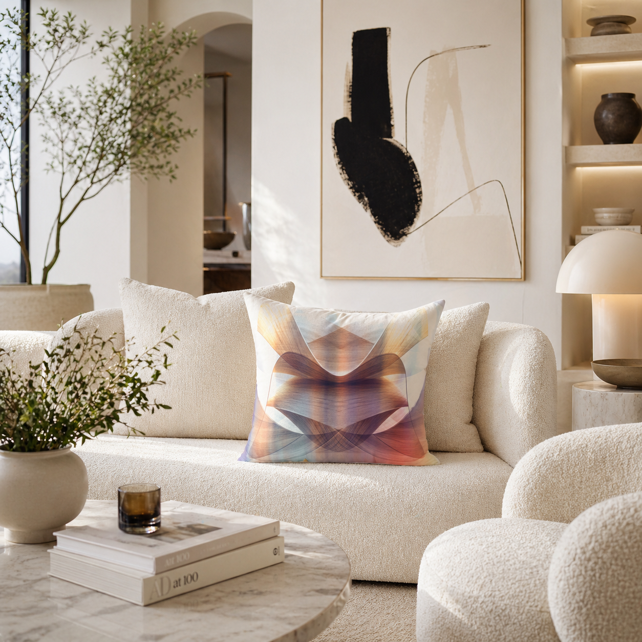 Touch Me With Your Silence - Throw Pillow