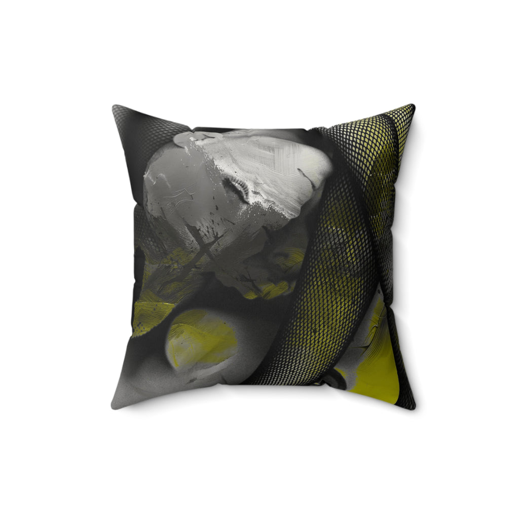 Toxic Devotion - Faux Suede Throw Pillow
