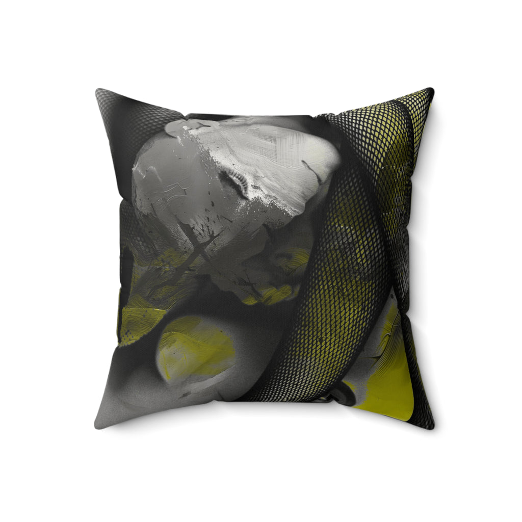 Toxic Devotion - Faux Suede Throw Pillow