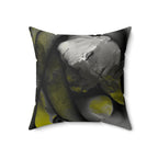 Toxic Devotion - Faux Suede Throw Pillow