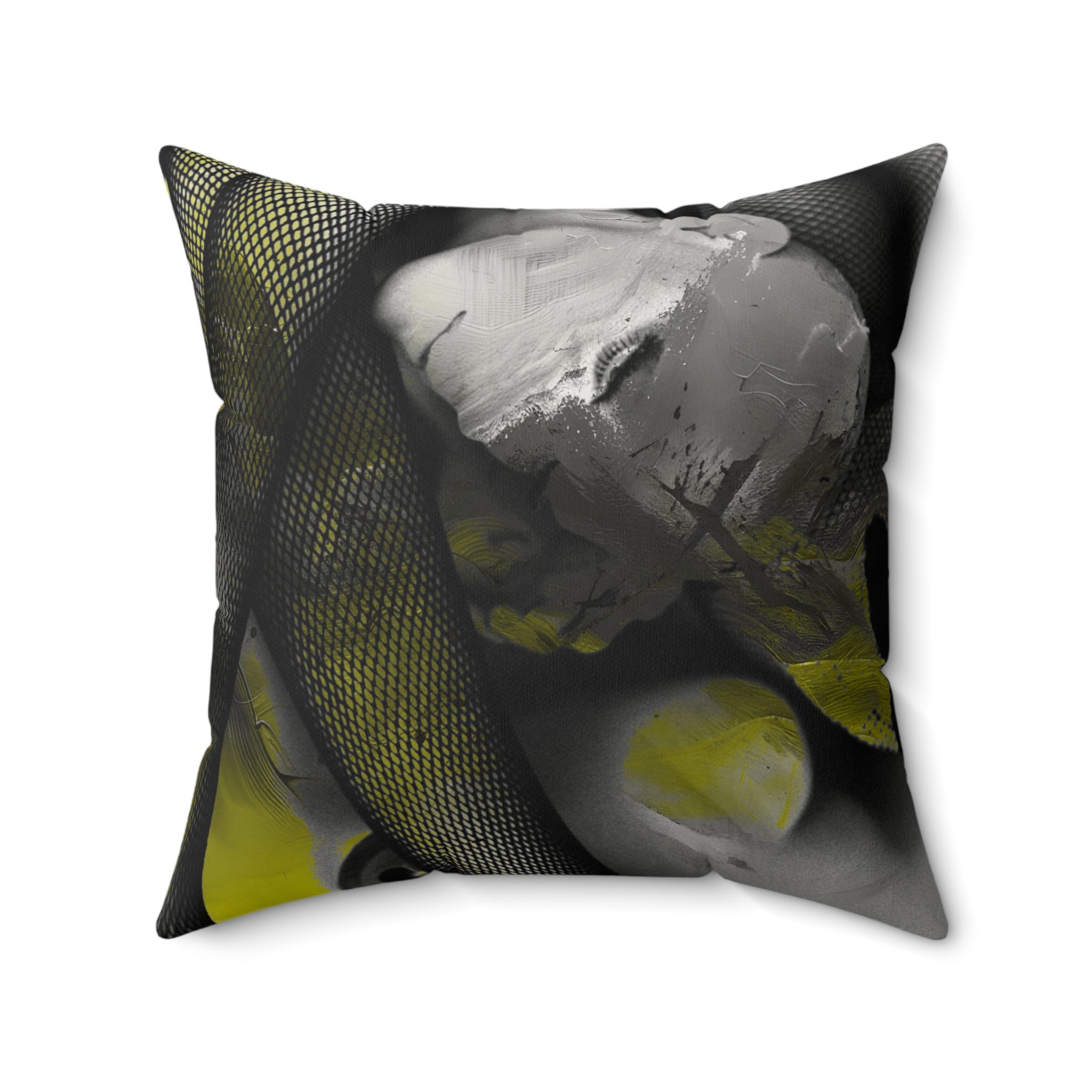 Toxic Devotion - Faux Suede Throw Pillow