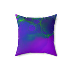 Toxic Glow-Up - Faux Suede Throw Pillow