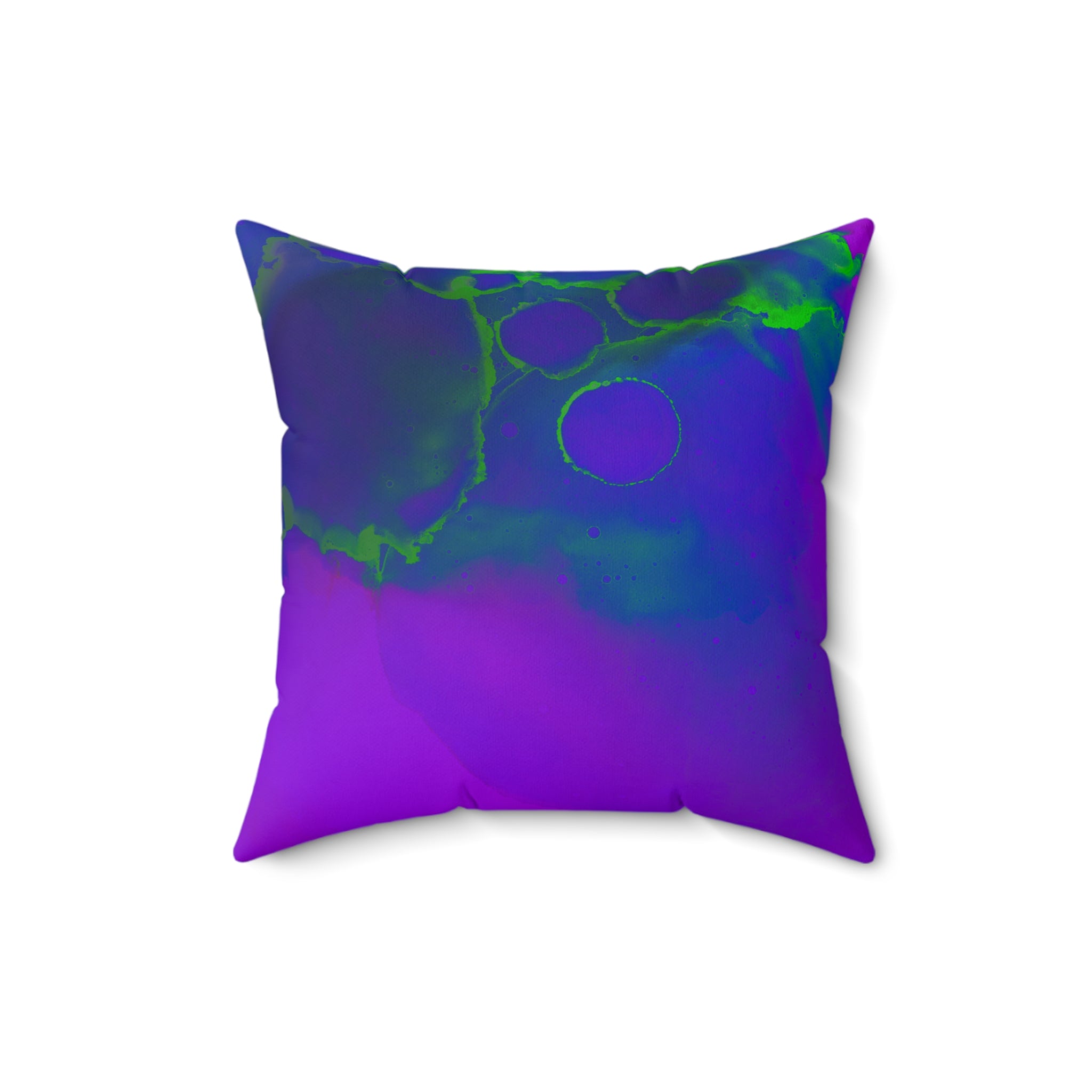 Toxic Glow-Up - Faux Suede Throw Pillow