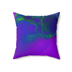 Toxic Glow-Up - Faux Suede Throw Pillow
