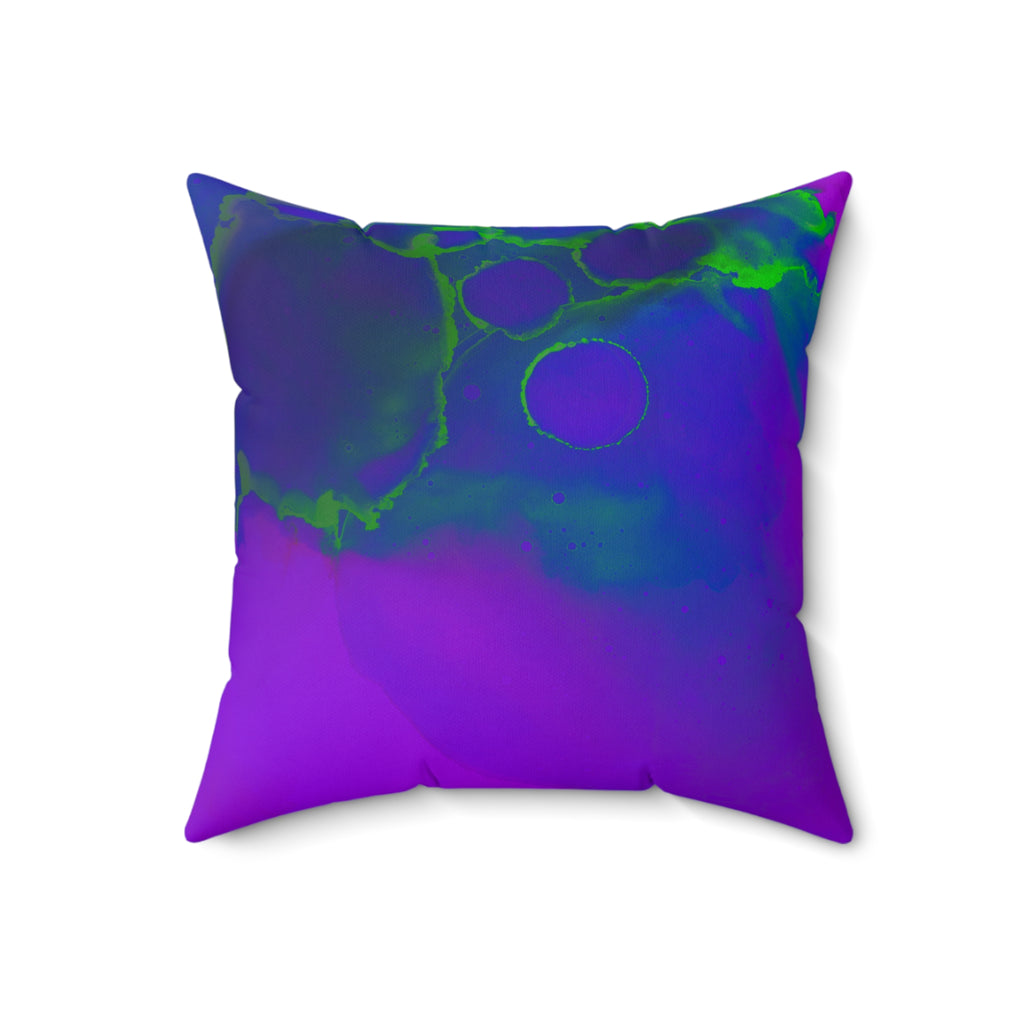 Toxic Glow-Up - Faux Suede Throw Pillow