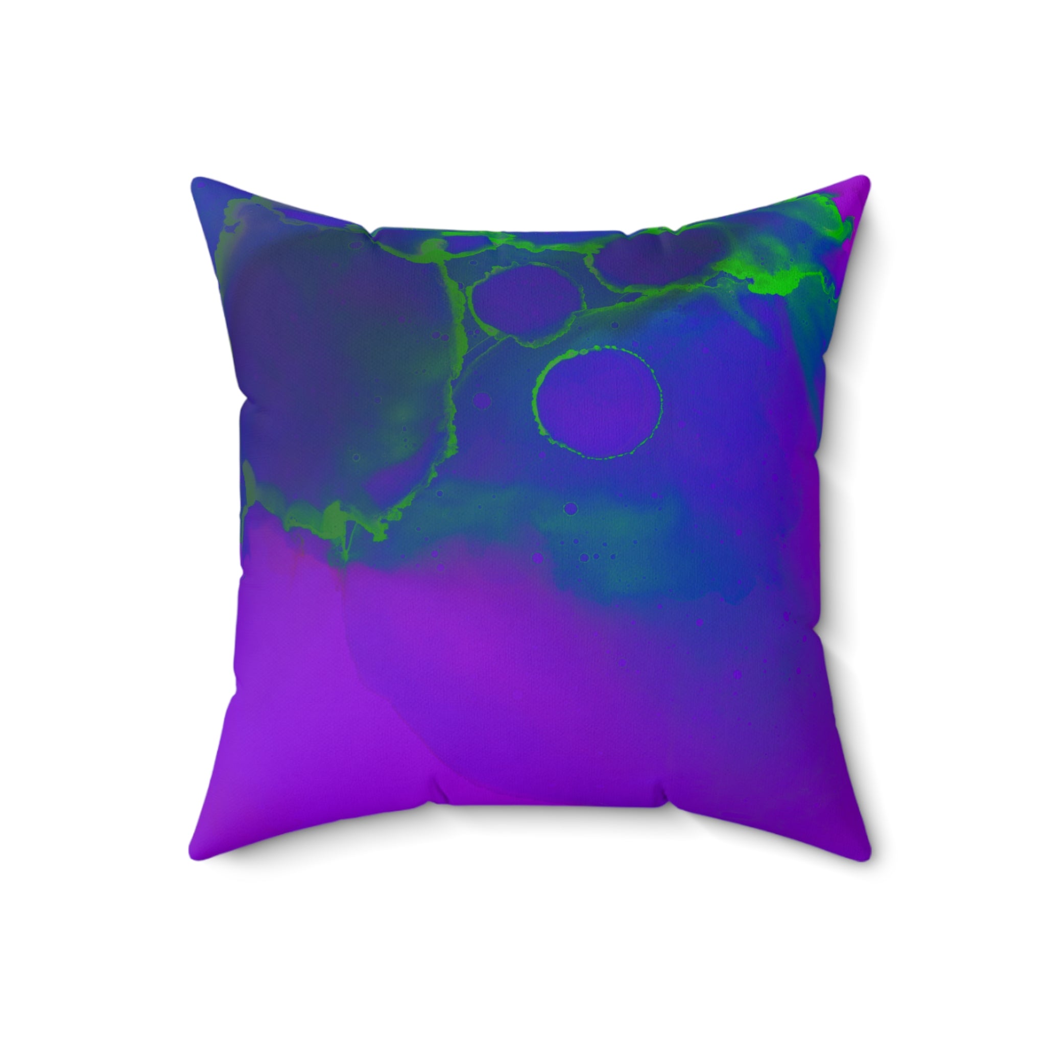 Toxic Glow-Up - Faux Suede Throw Pillow