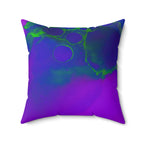 Toxic Glow-Up - Faux Suede Throw Pillow