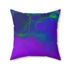 Toxic Glow-Up - Faux Suede Throw Pillow