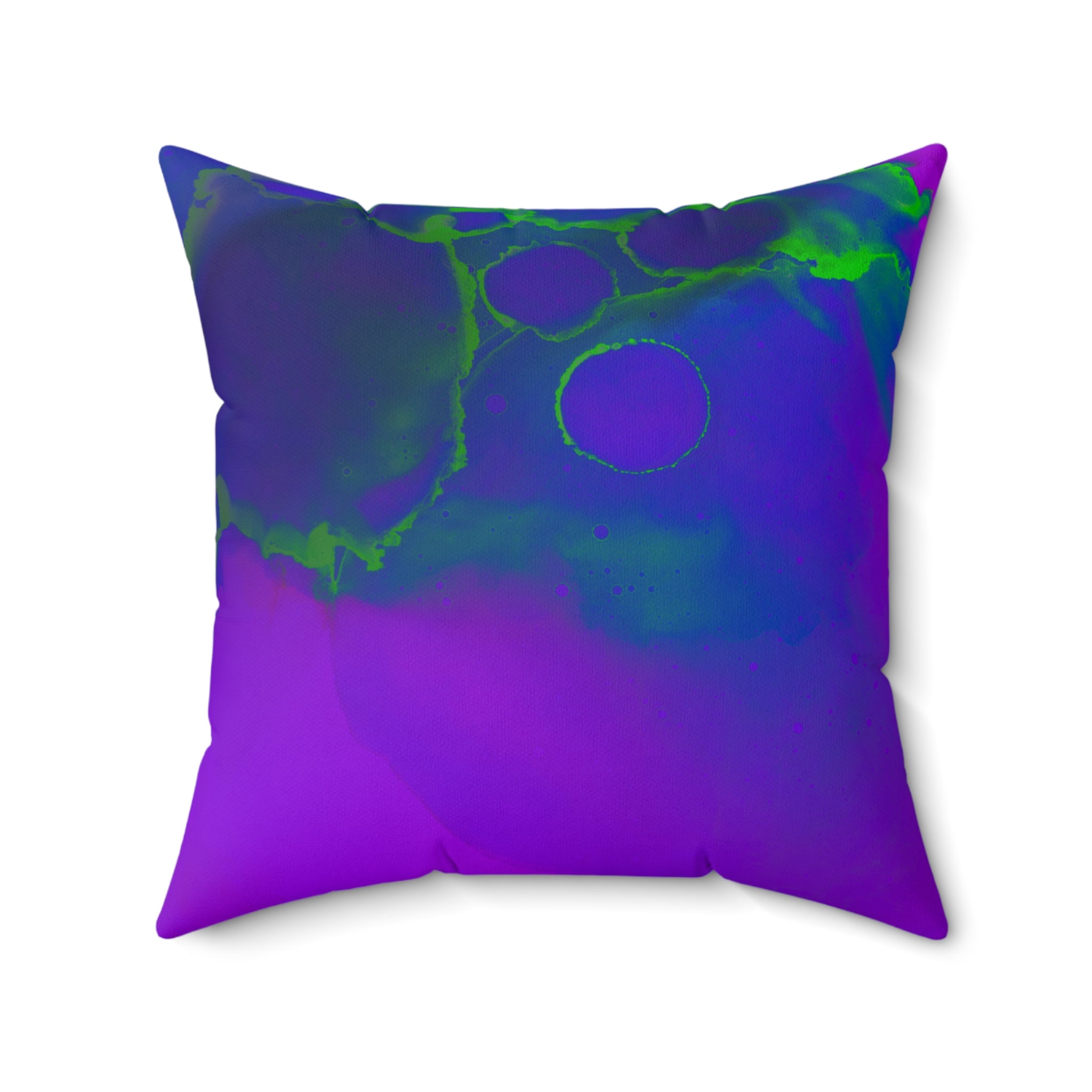 Toxic Glow-Up - Faux Suede Throw Pillow