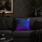 Toxic Glow-Up - Faux Suede Throw Pillow