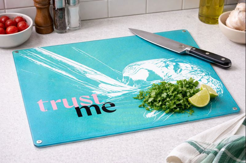 Trust Me - Glass Cutting Board