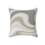Vein Theory - Faux Suede Throw Pillow