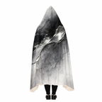 Veins of Winter - Hooded Sherpa Blanket