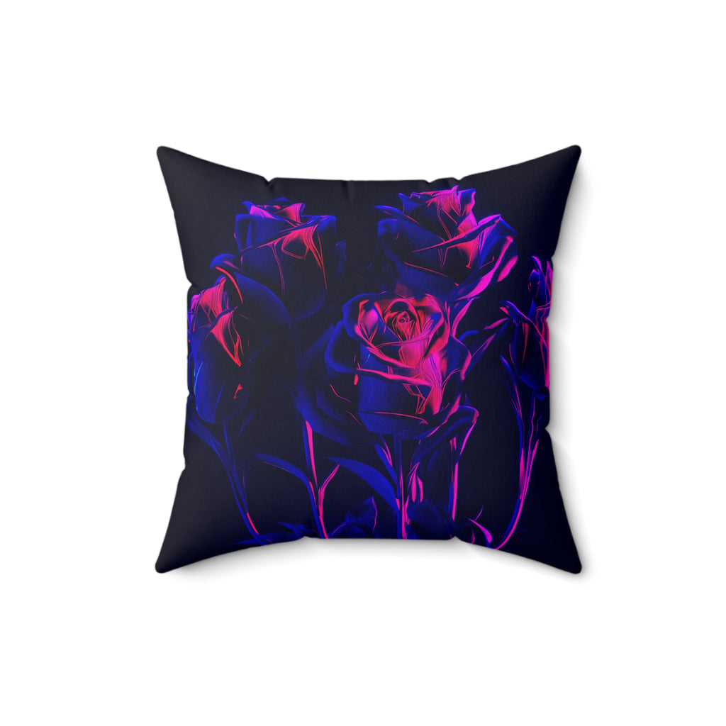 Velvet Voltage - Faux Suede Throw Pillow