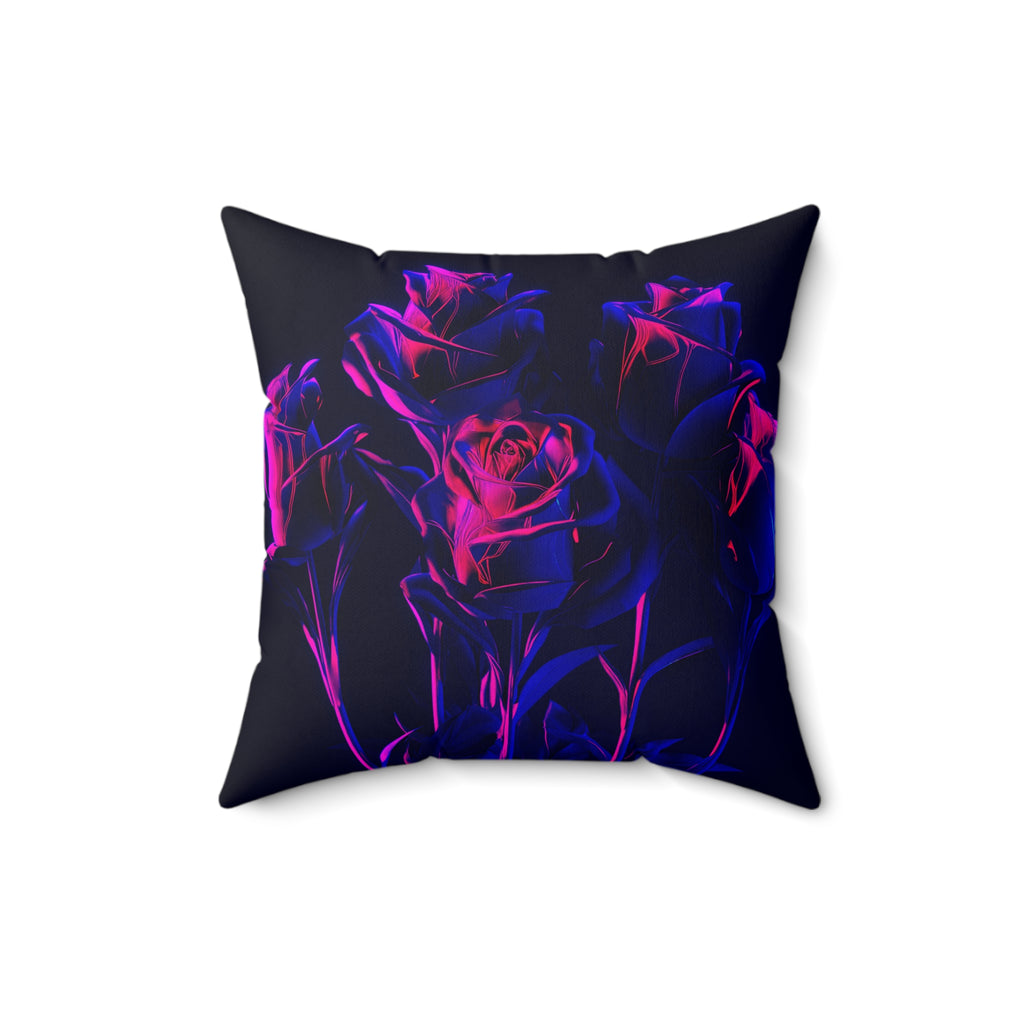 Velvet Voltage - Faux Suede Throw Pillow