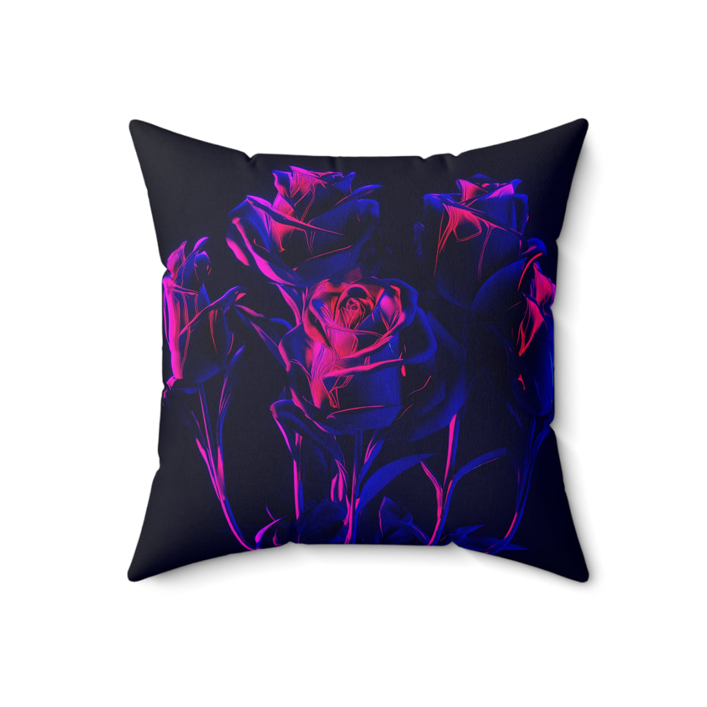 Velvet Voltage - Faux Suede Throw Pillow