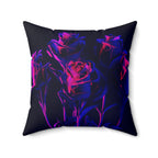 Velvet Voltage - Faux Suede Throw Pillow